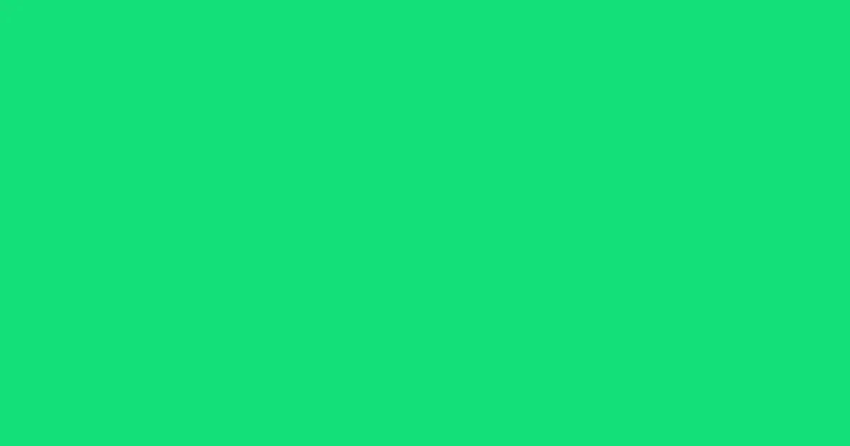 #15df7a caribbean green color image