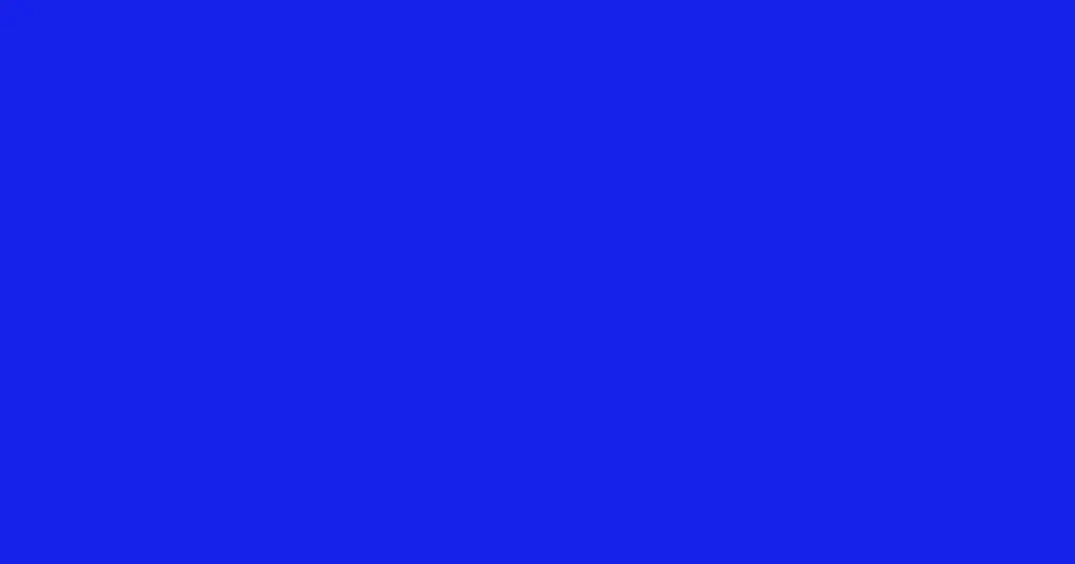 #1620e8 persian blue color image