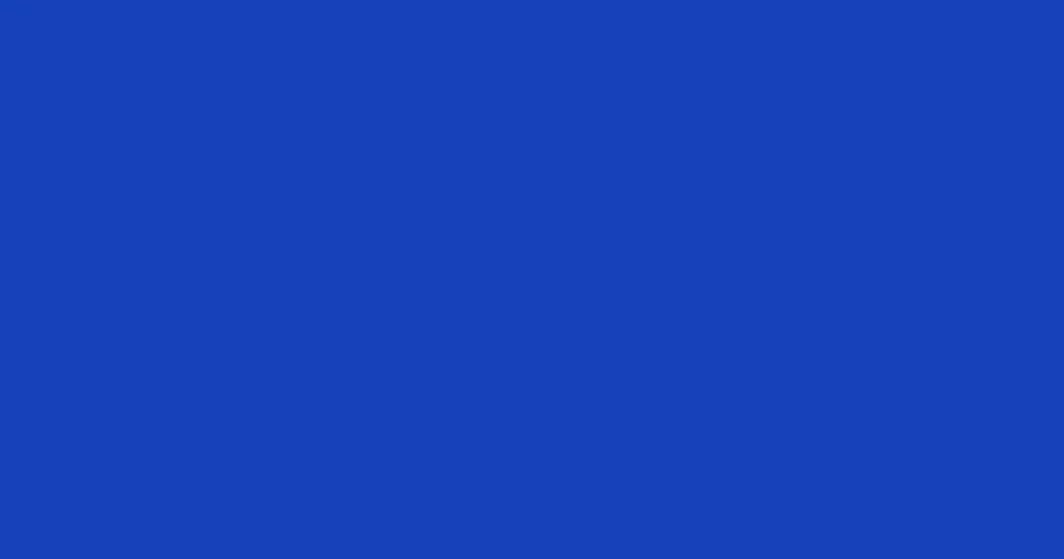 #1641bb persian blue color image
