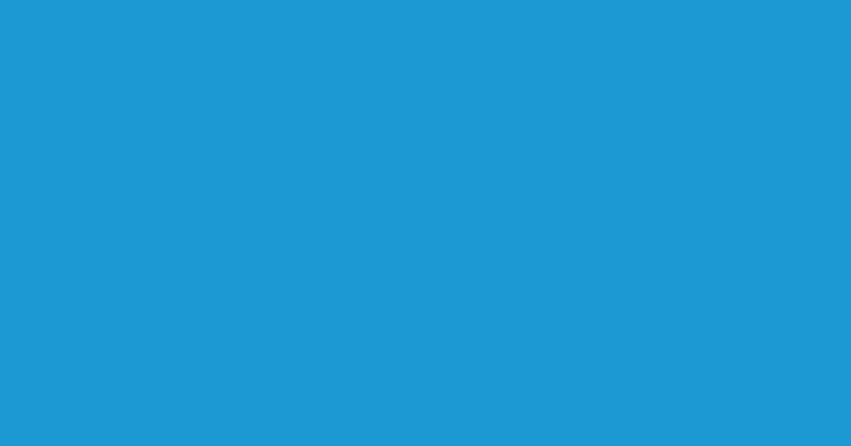 #1698d1 pacific blue color image