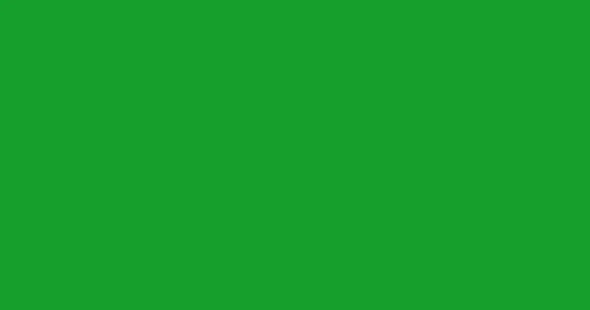 #169f2c slimy green color image
