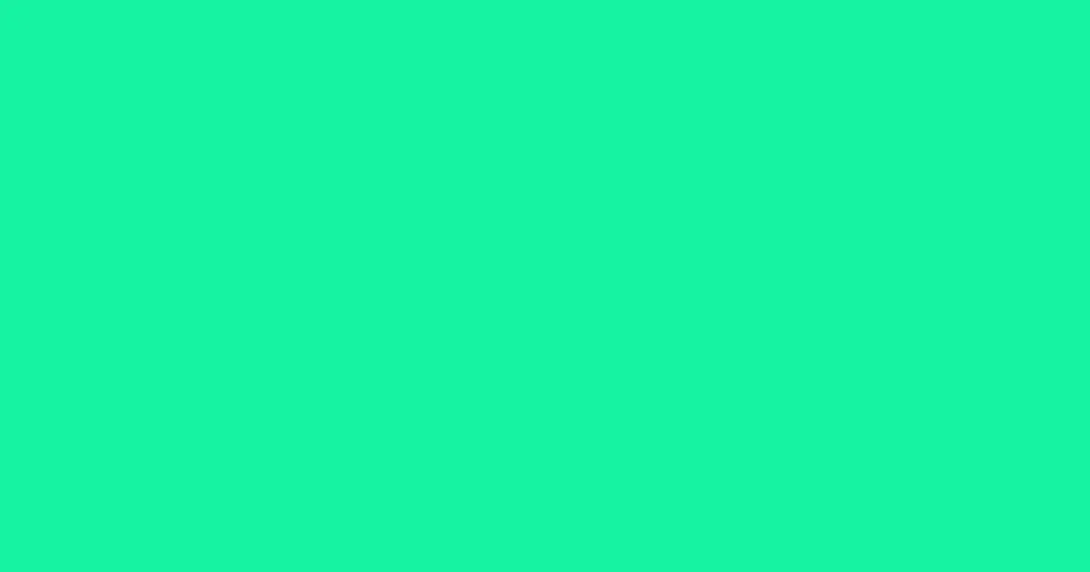 #16f3a1 spring green color image