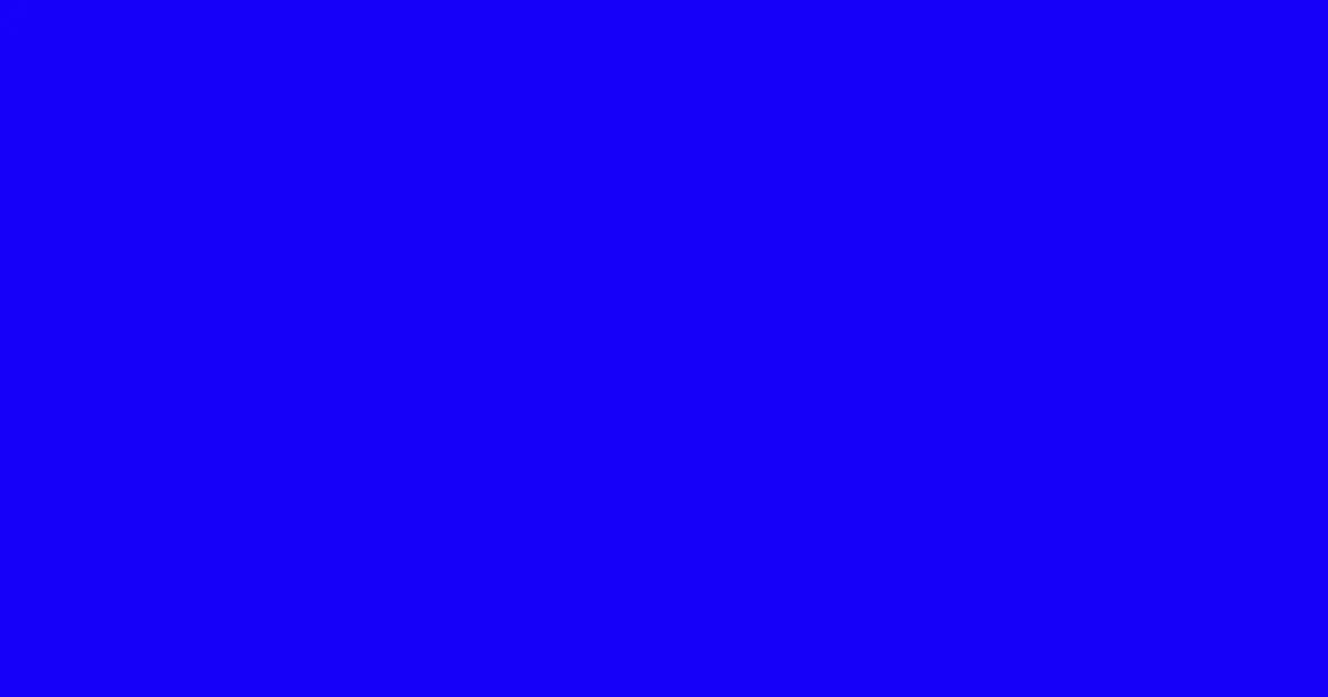 #1700fa blue color image
