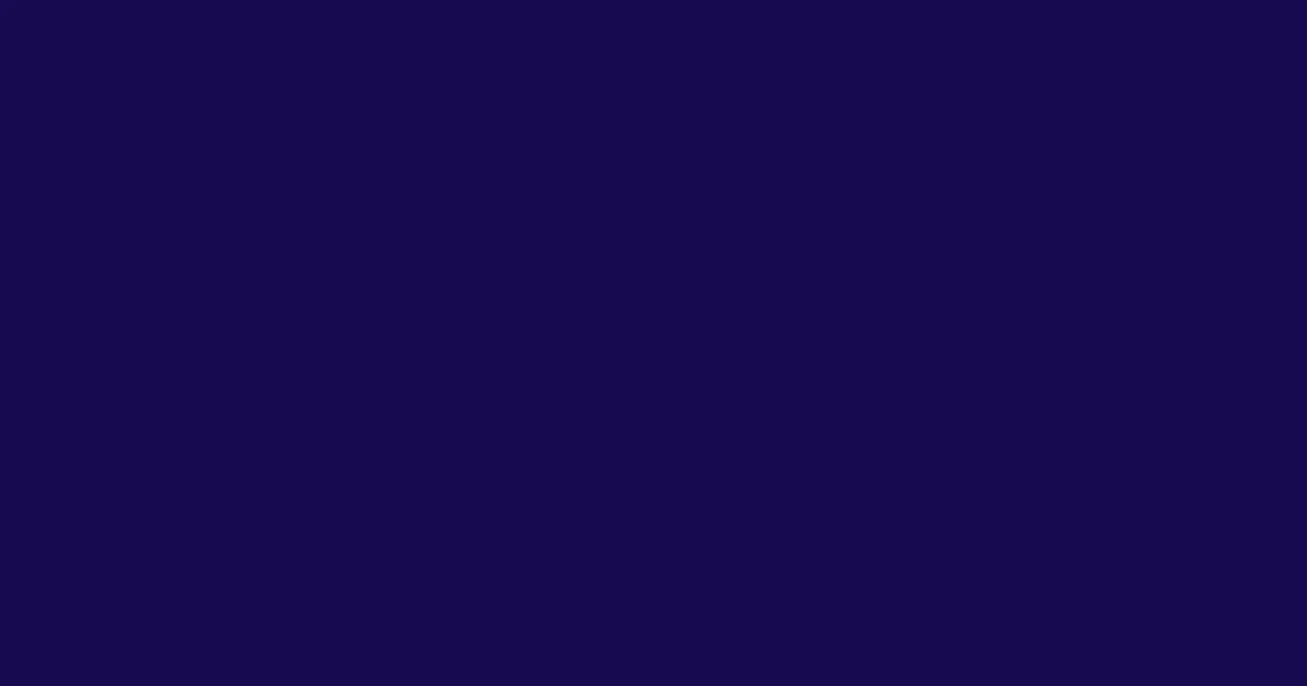 #170a51 violent violet color image