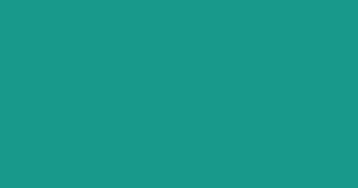 #17998b emerald color image