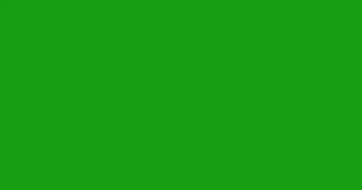 #179e10 slimy green color image