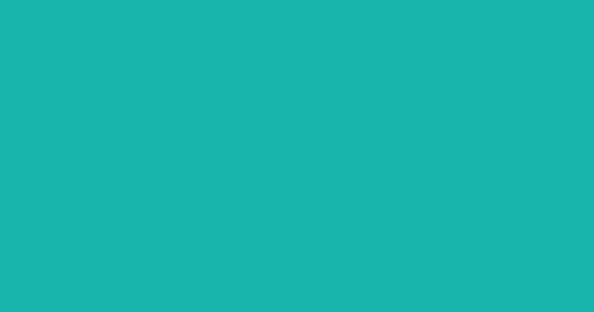 #17b5aa teal blue color image