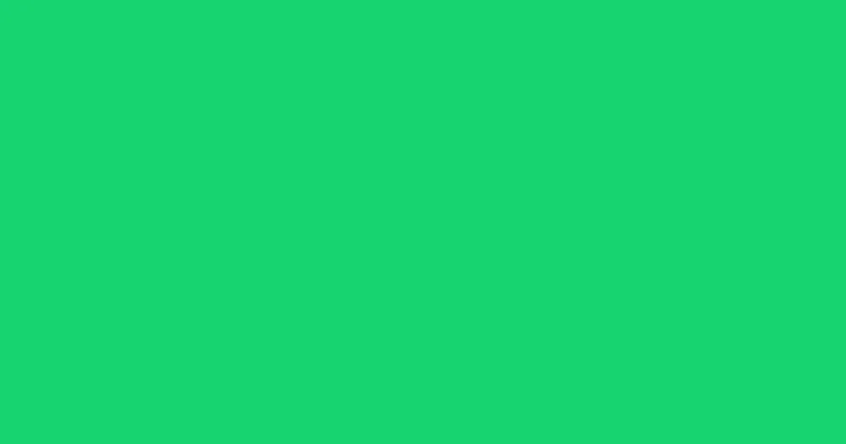 #17d46f malachite color image
