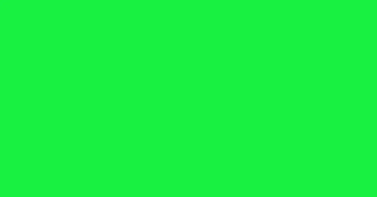 #17f241 malachite color image