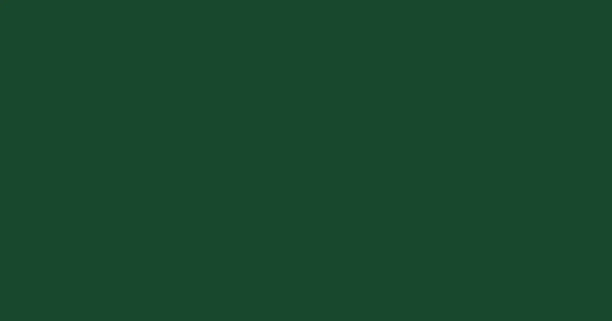 #18482d everglade color image