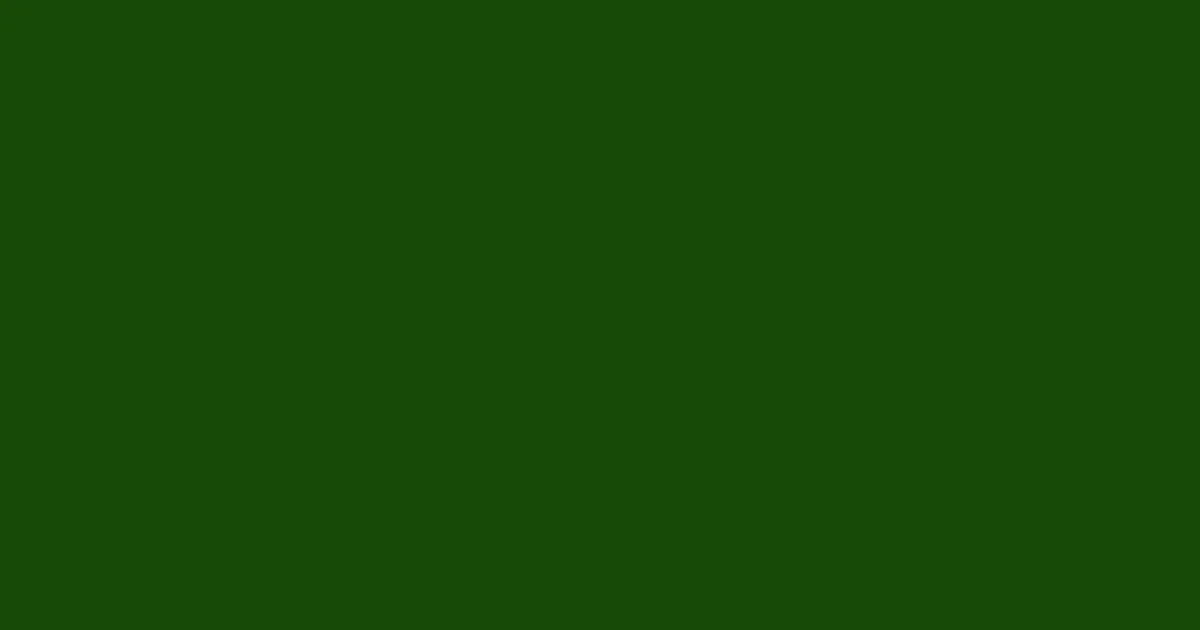 #184a07 dark fern color image