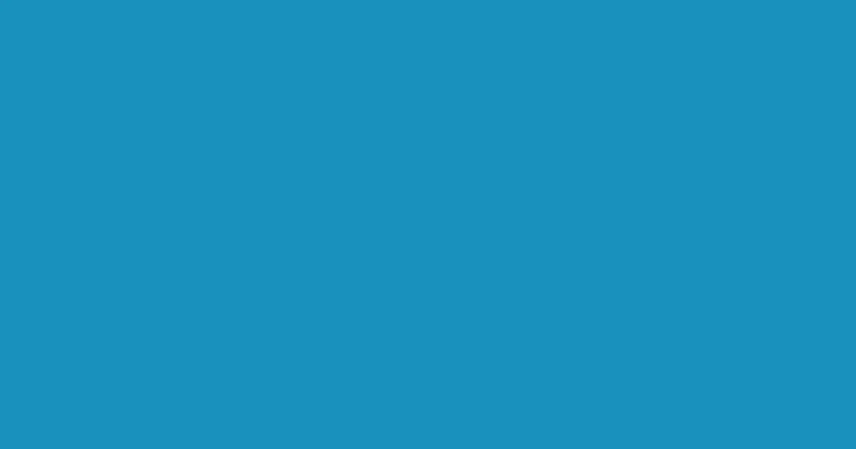#1891bd teal blue color image