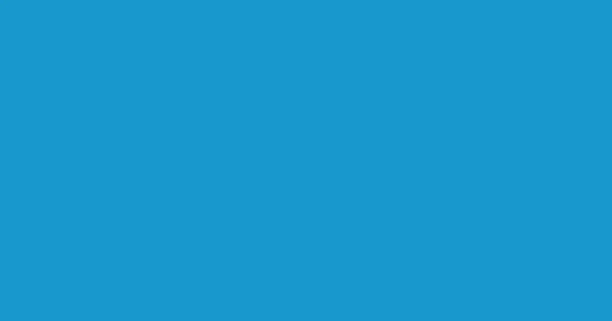 #1898cd pacific blue color image