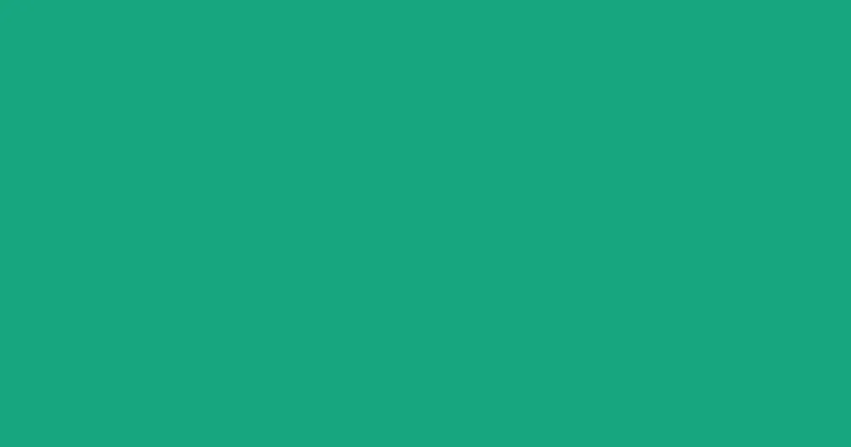 #18a680 green color image
