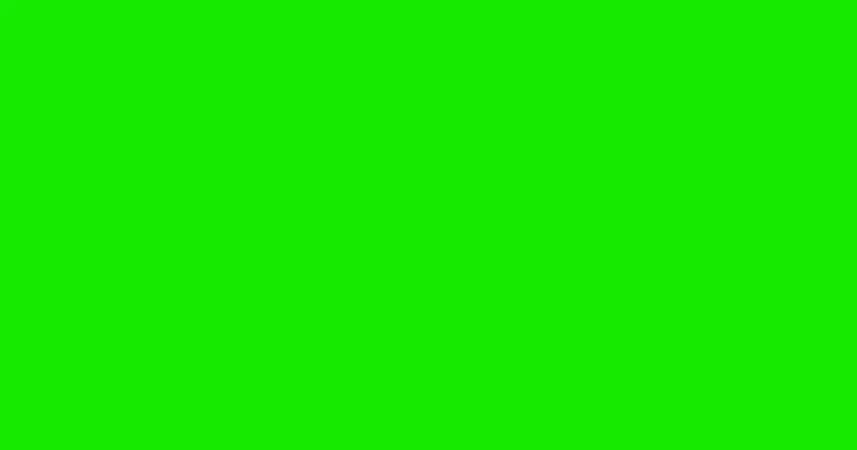#18ea01 green color image