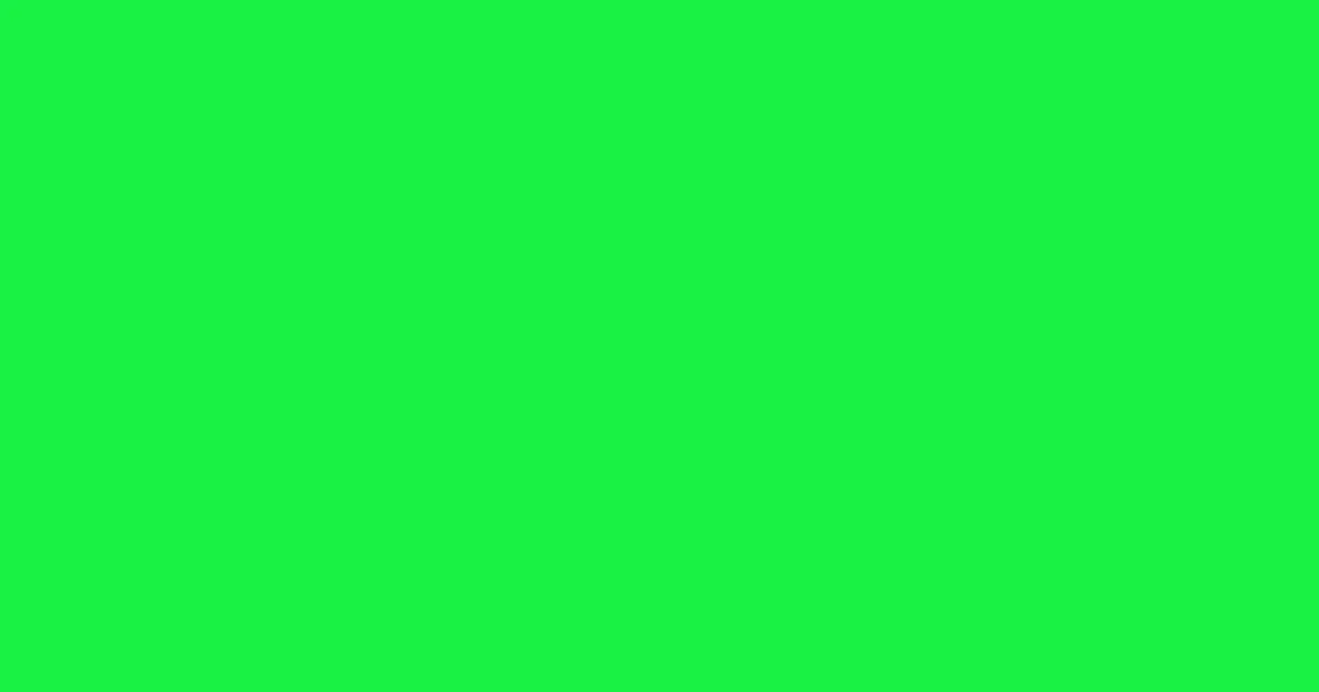 #18f245 malachite color image