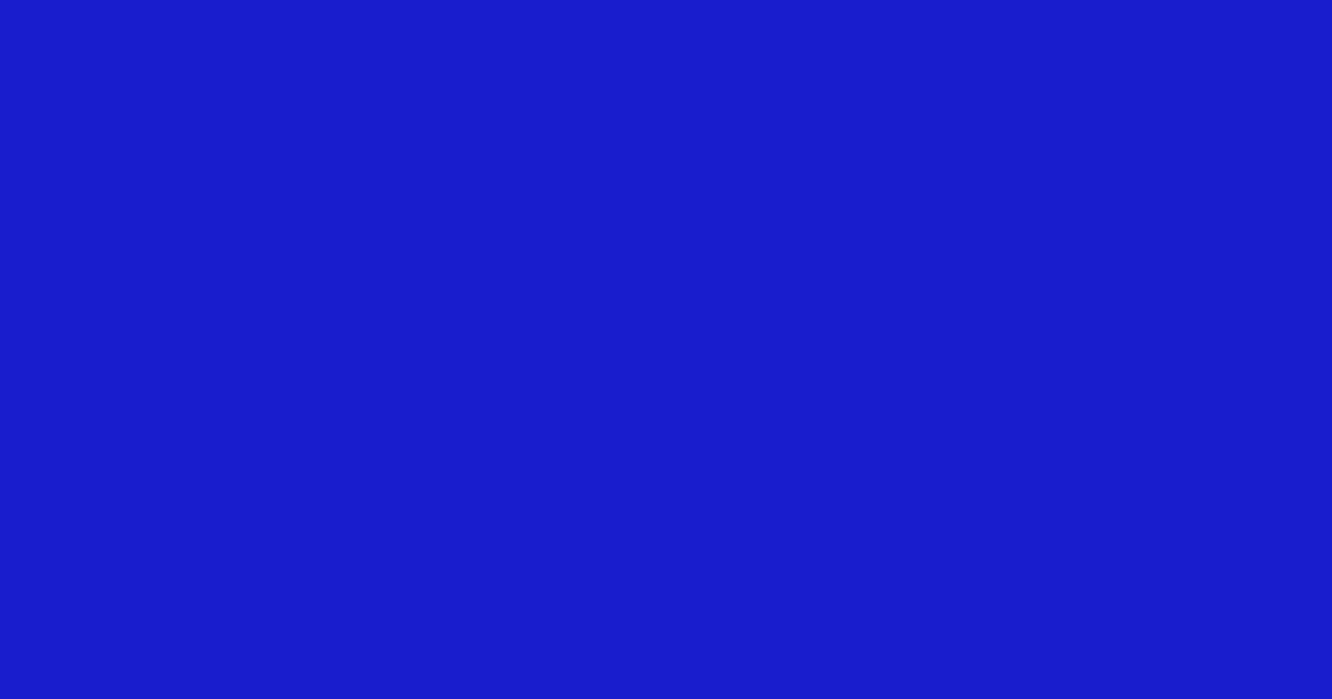 #191ccd persian blue color image