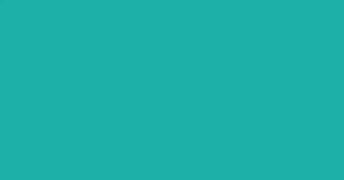 #19aea7 teal blue color image