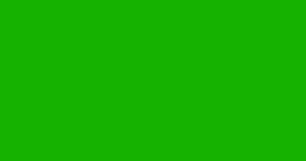 #19b600 green color image