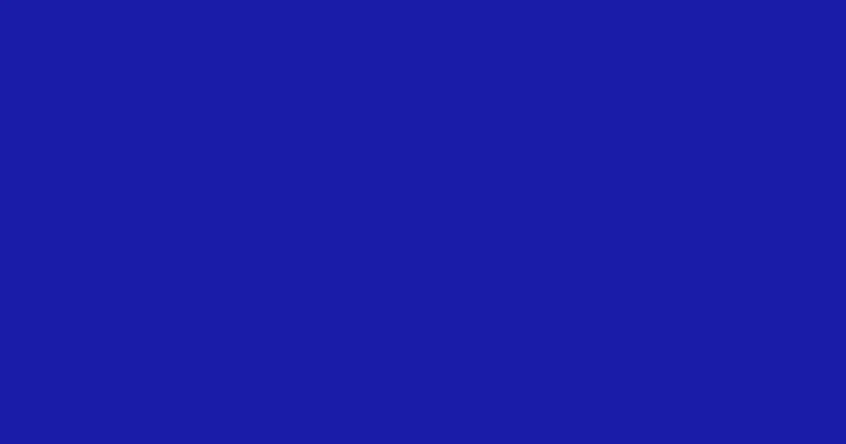 1a1ca7 - Persian Blue Color Informations