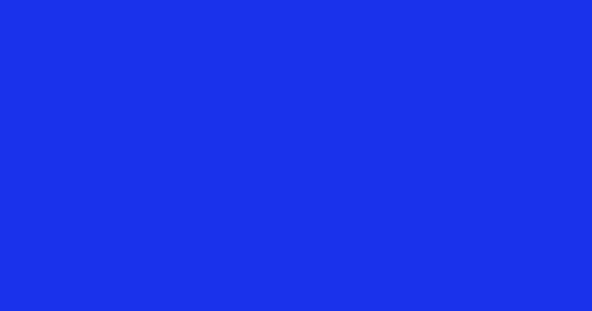 #1a33eb persian blue color image
