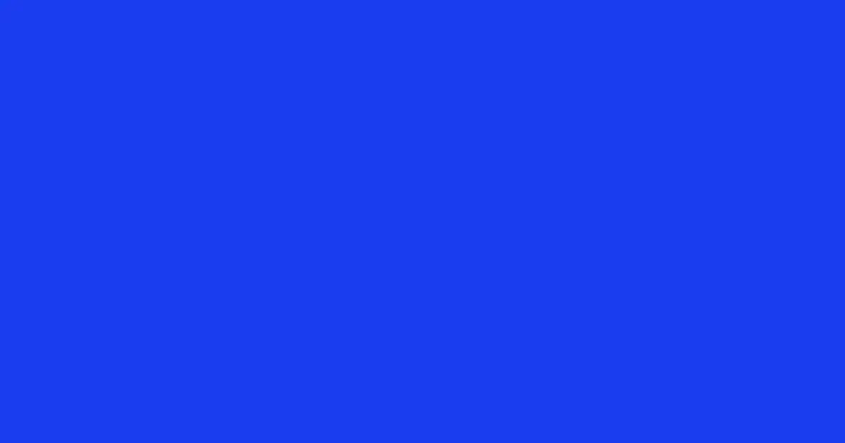 #1a3df0 blue ribbon color image