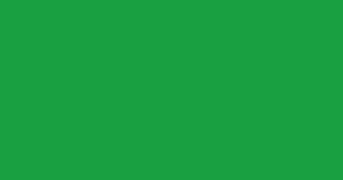 #1a9f3f slimy green color image