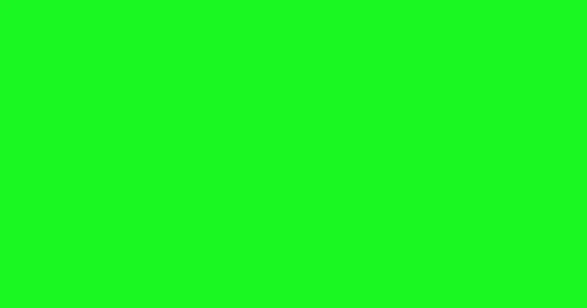 #1af721 green color image
