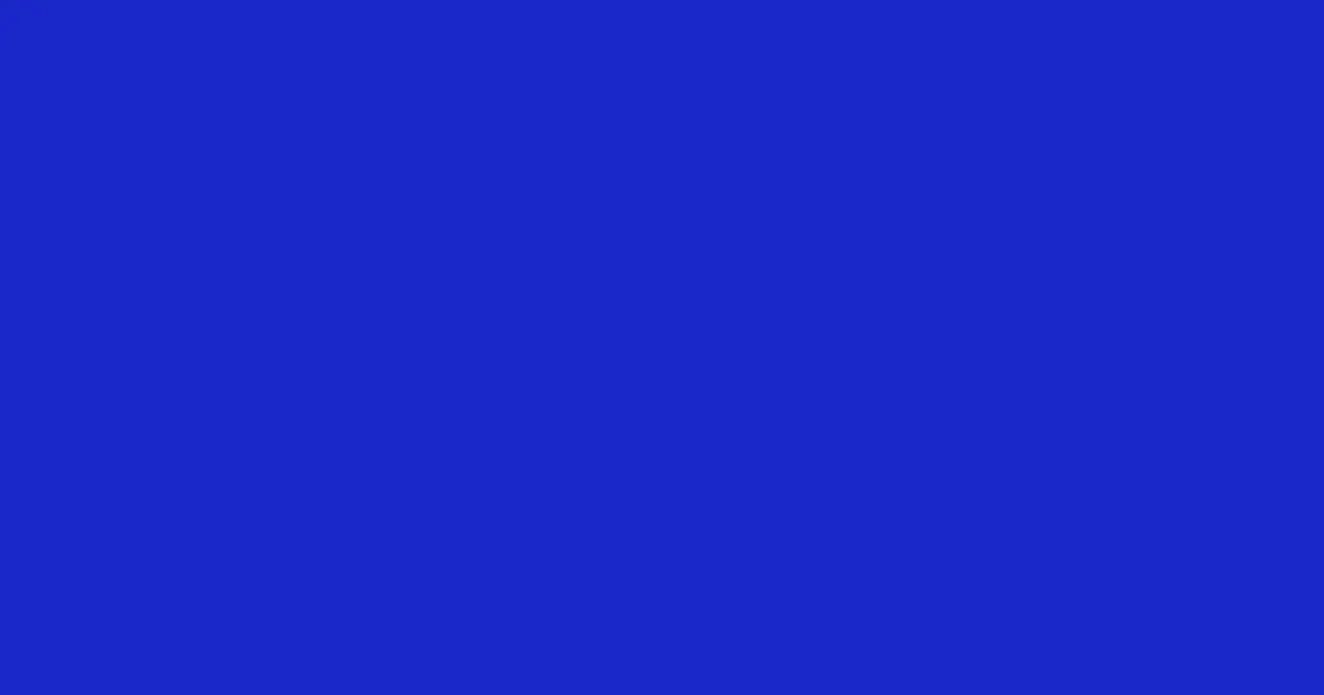 #1b27ca persian blue color image