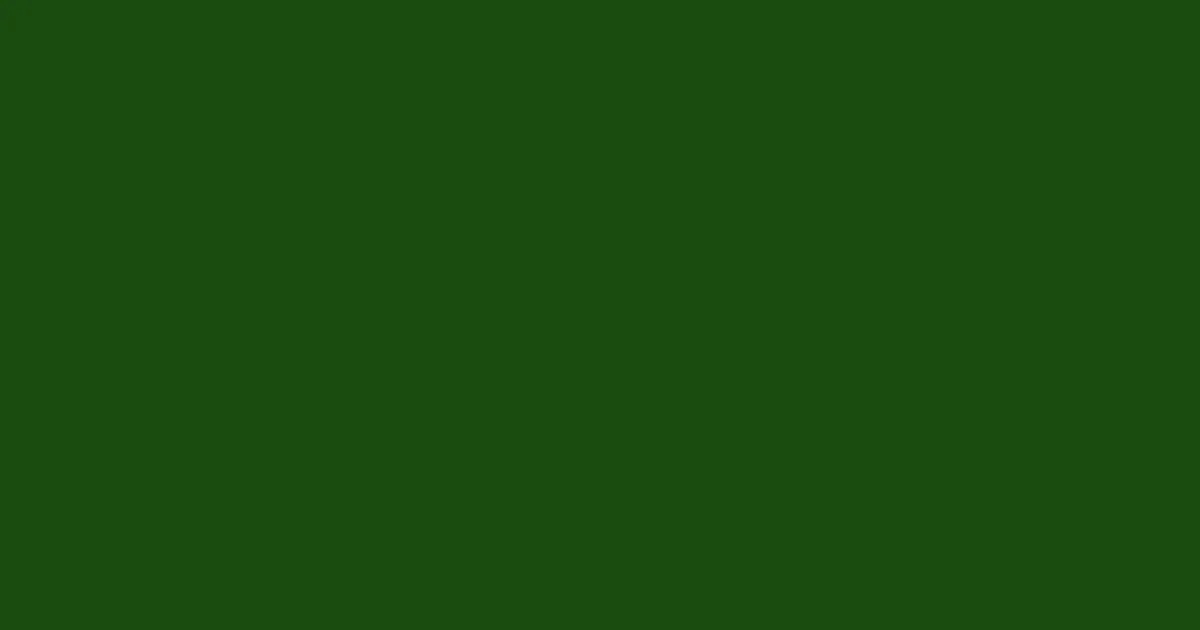#1b4b10 green house color image