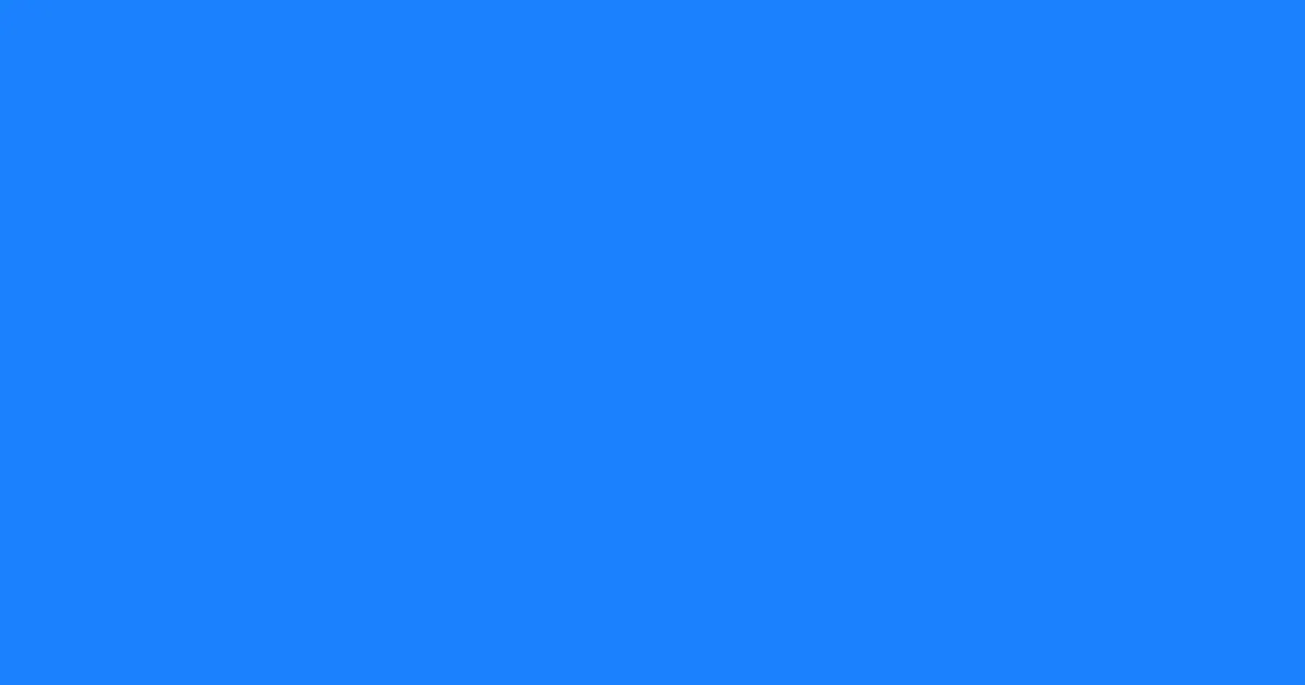 1b82ff - Dodger Blue Color Informations