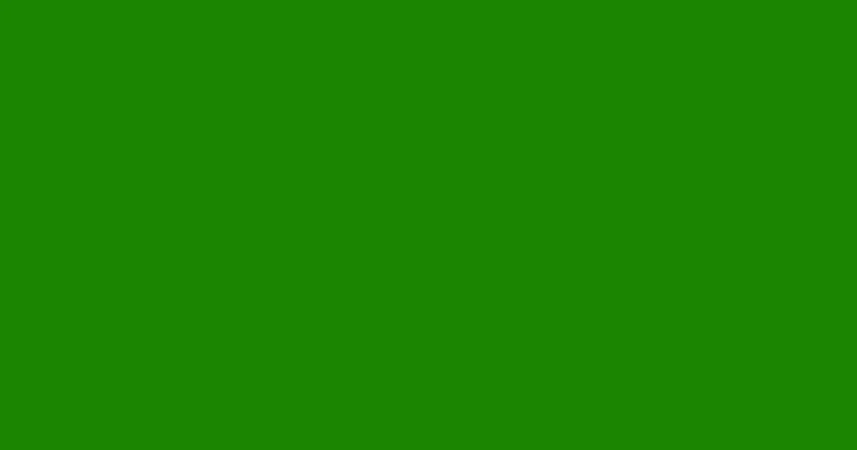 #1b8501 japanese laurel color image