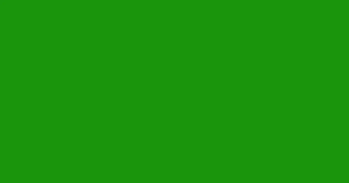 #1b940c slimy green color image