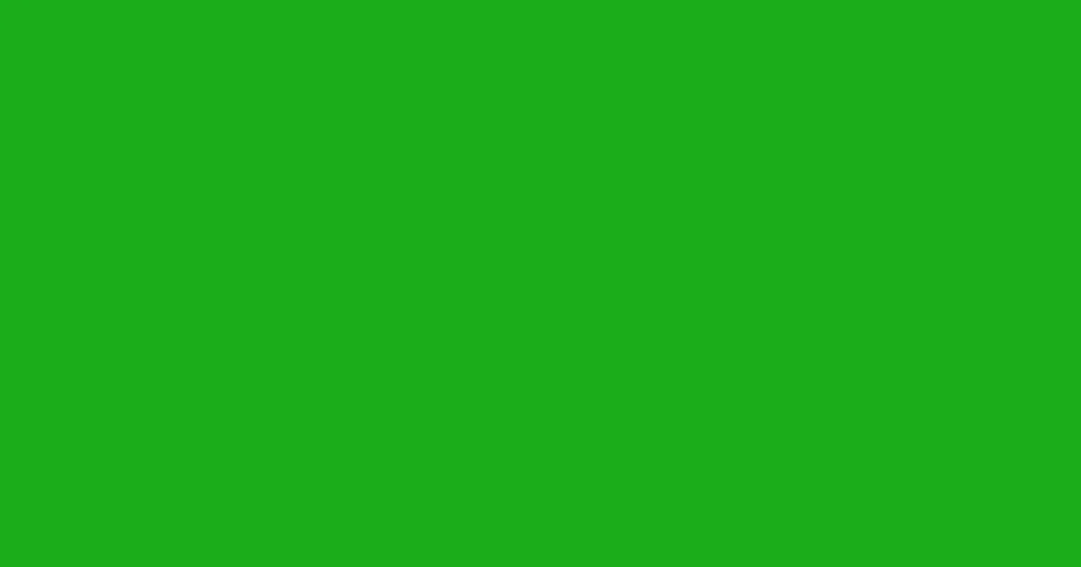 #1bad19 slimy green color image