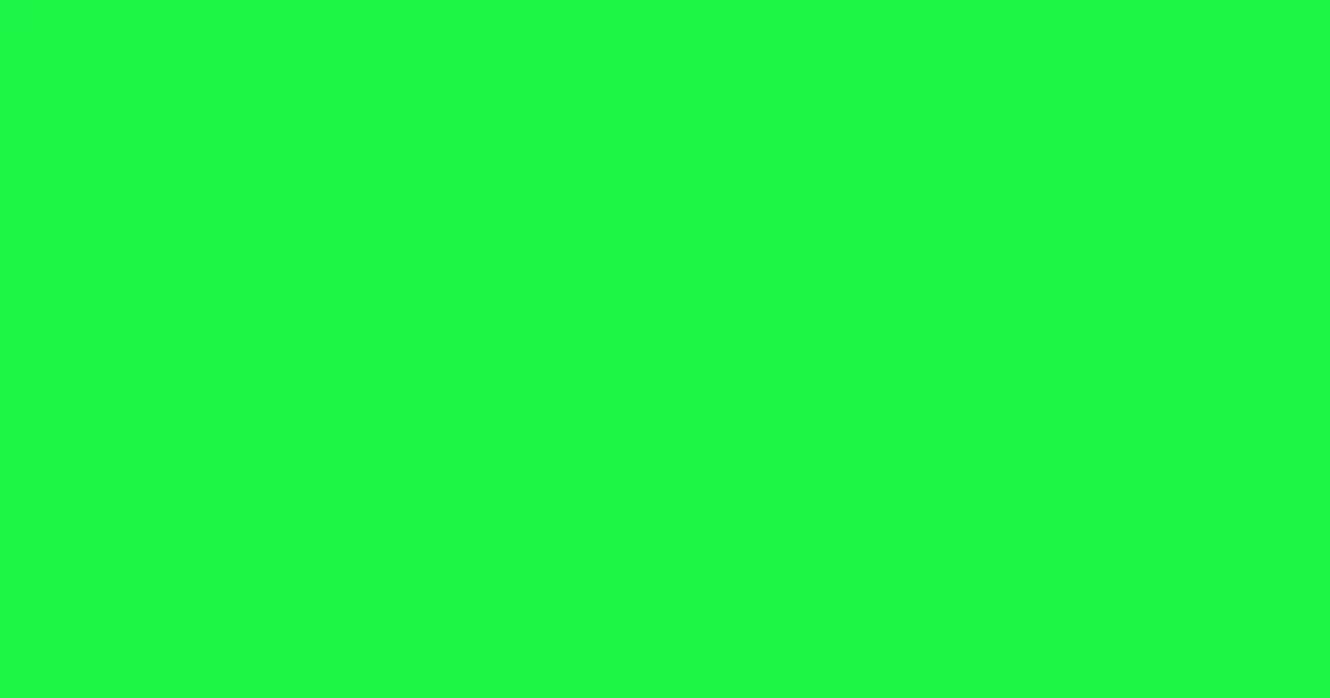#1bf443 malachite color image