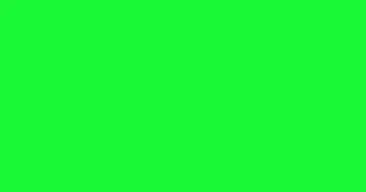 #1bf734 malachite color image