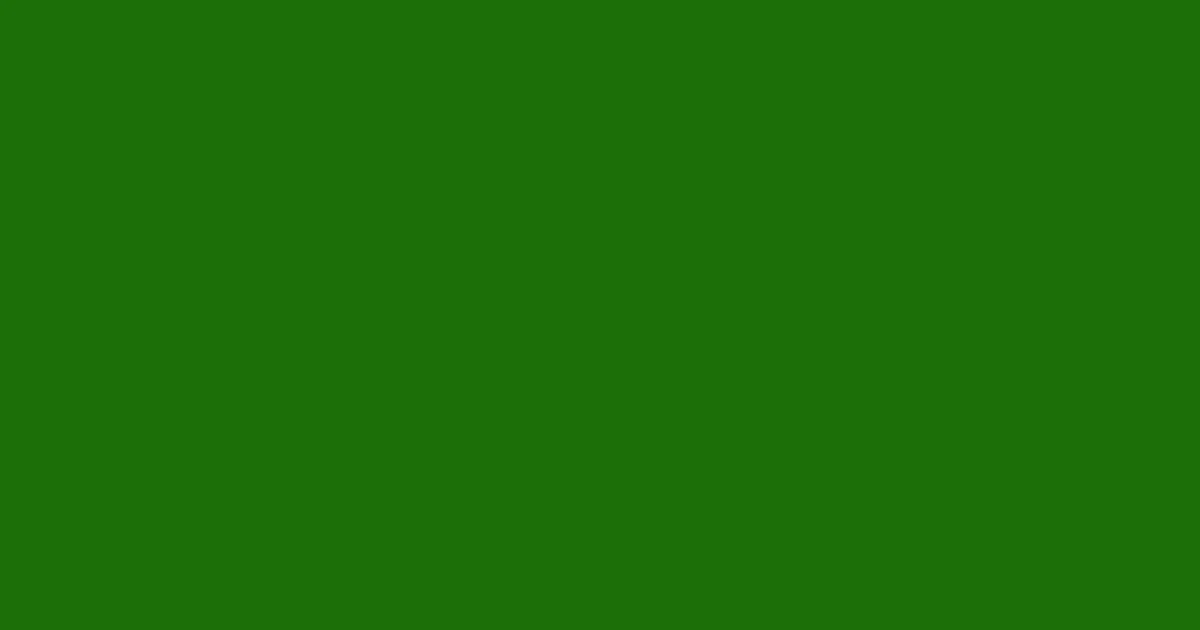 #1c6f08 japanese laurel color image