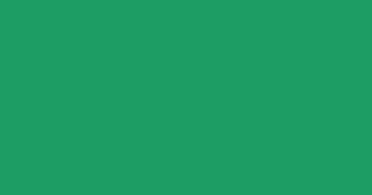 #1c9c64 green color image