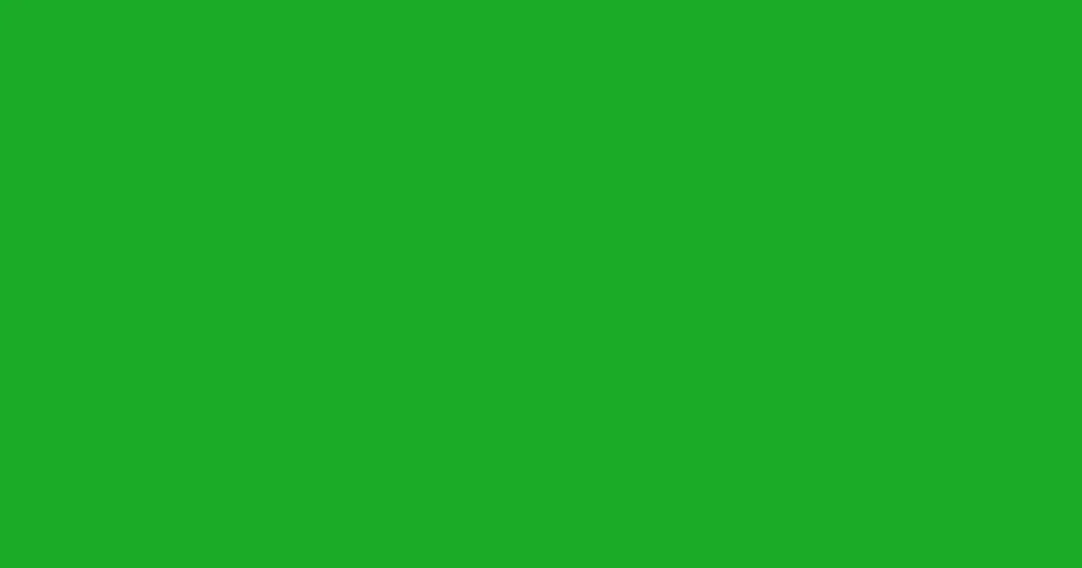 #1cab27 slimy green color image