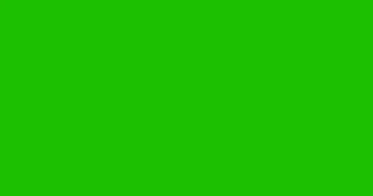 1cbf00 - Green Color Informations