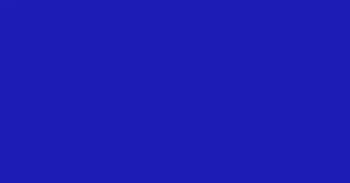 1d1db6 - Persian Blue Color Informations