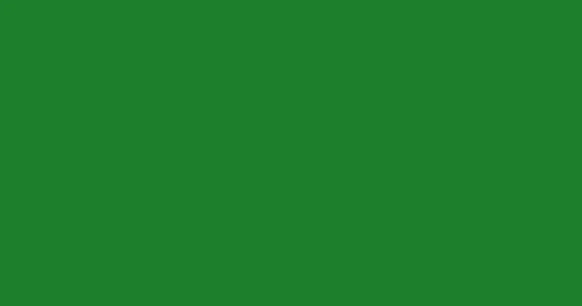#1d7f2c forest green color image