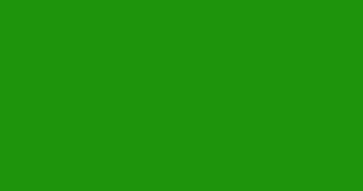 #1d930d slimy green color image