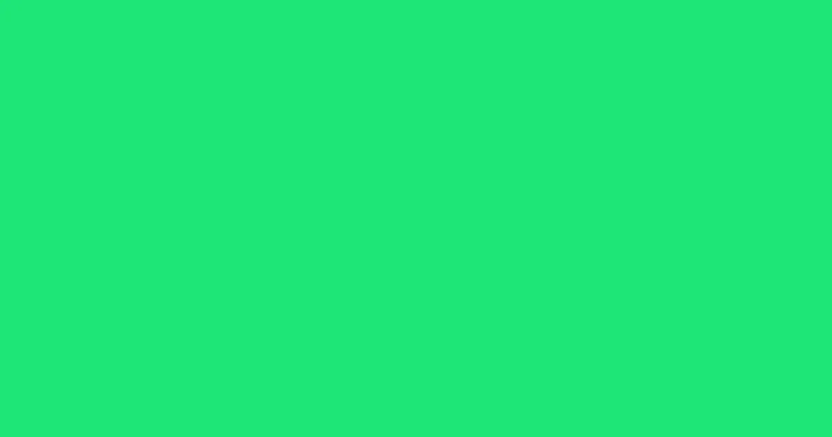 #1de576 caribbean green color image
