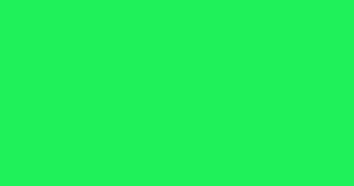 #1df15a malachite color image