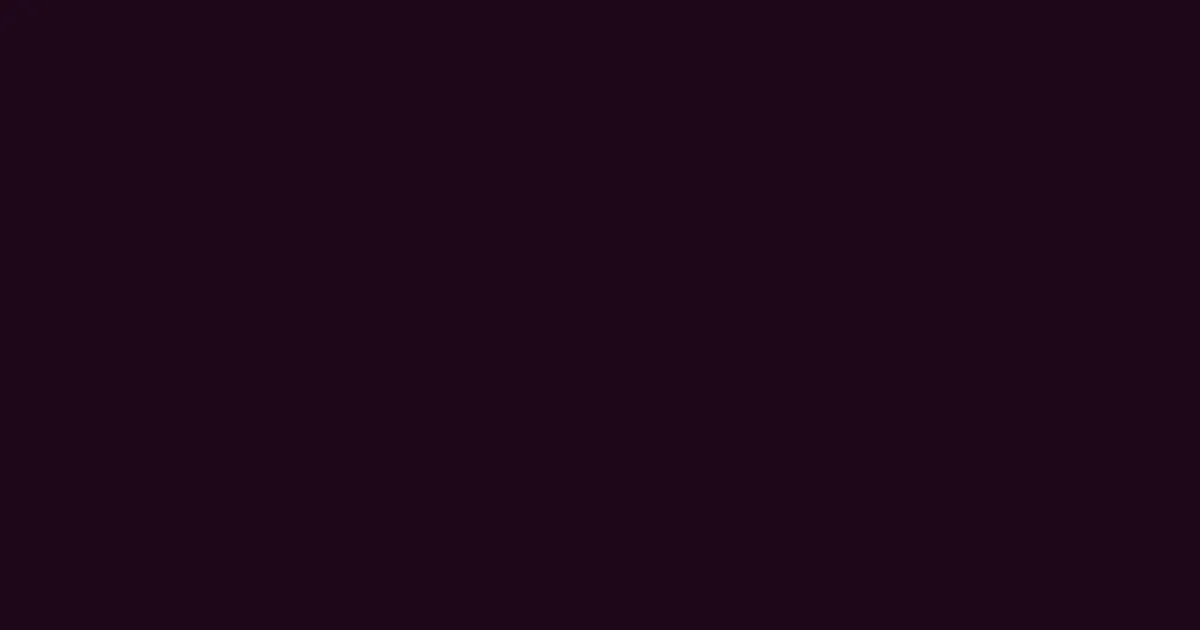 #1e0719 aubergine color image
