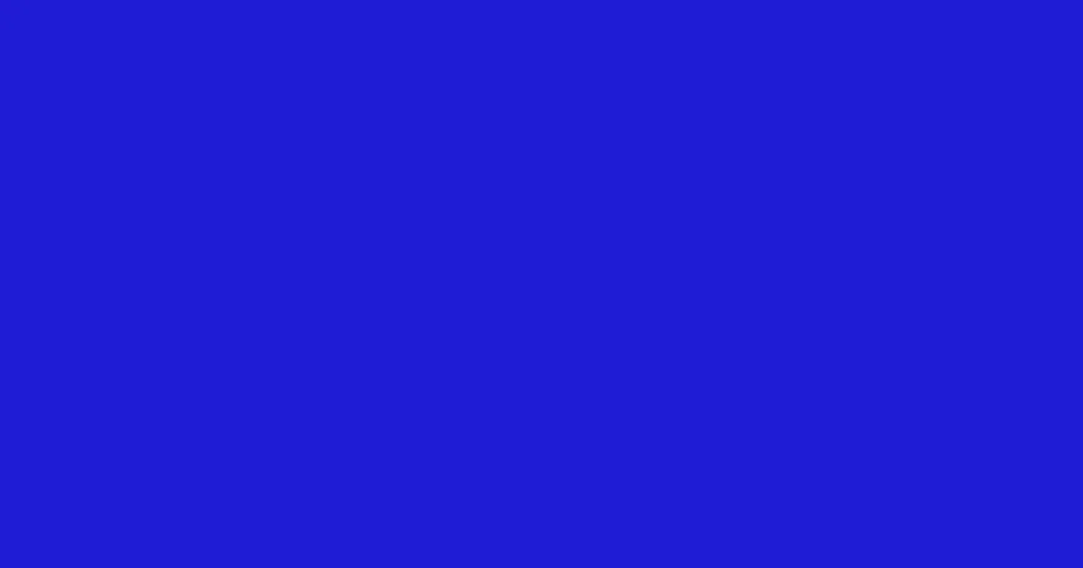 #1e1cd4 persian blue color image