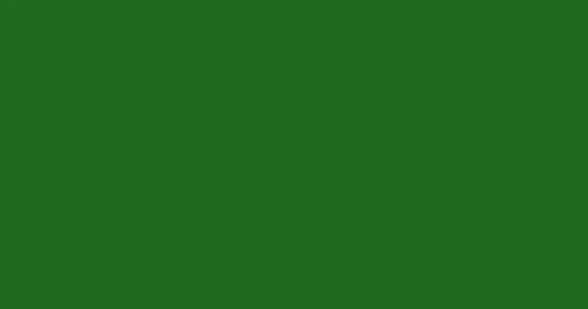 #1f6b1e forest green color image