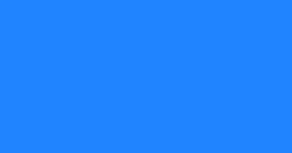 1f84ff - Dodger Blue Color Informations