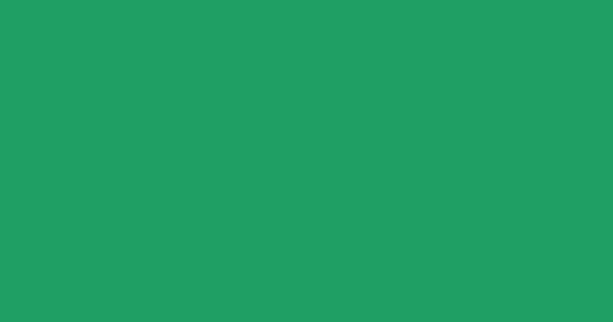 #1f9f64 green color image